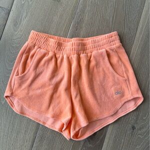 Alo terry cloth shorts
